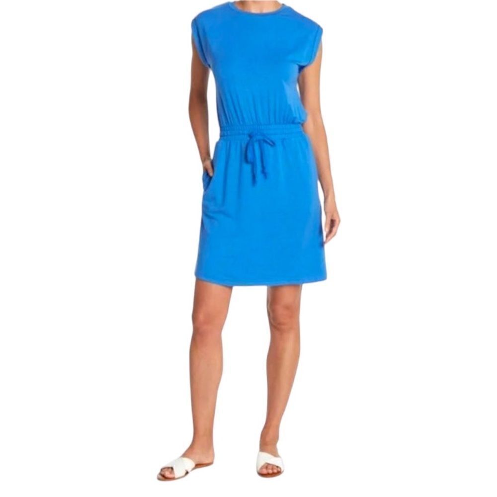 MELLODAY Vintage Casual Style Dress Blue Size XS